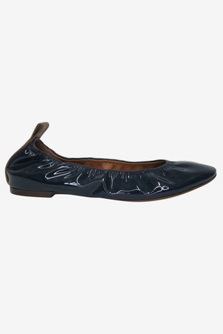 Lanvin Patent Ballet Flats sz 37 - Designer Flats at The Find Luxury Resale - Vancouver, Canada