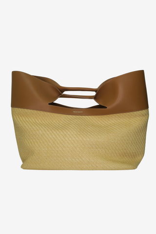 Alexander McQueen Raffia Tote - Designer handbag at The Find Luxury Resale - Vancouver, Canada