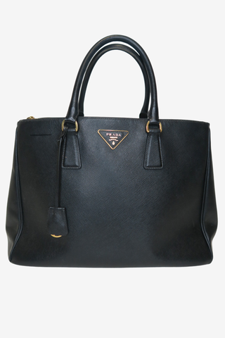 Prada Saffiano Leather Galleria Double Zip Large - Designer Handbags at The Find Luxury Resale - Vancouver, Canada