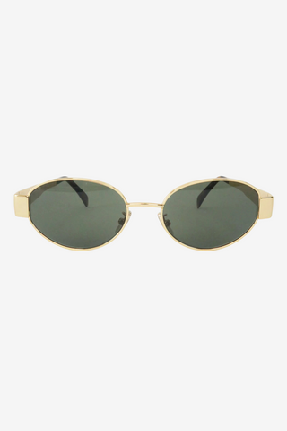 Celine Triomphe Oval Sunglasses - Designer Sunglasses at The Find Luxury Resale - Vancouver, Canada