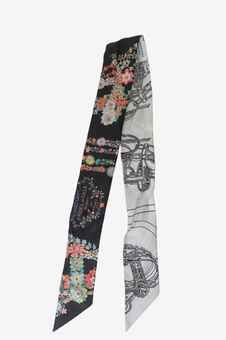 Hermes Brides De Gala en Fleurs Twilly - Designer Scarves at The Find Luxury Resale - Vancouver, Canada