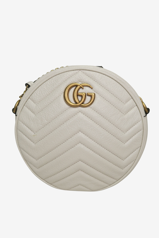 Gucci Marmont Round Mini Shoulder Bag - Designer Handbags at The Find Luxury Resale - Vancouver, Canada