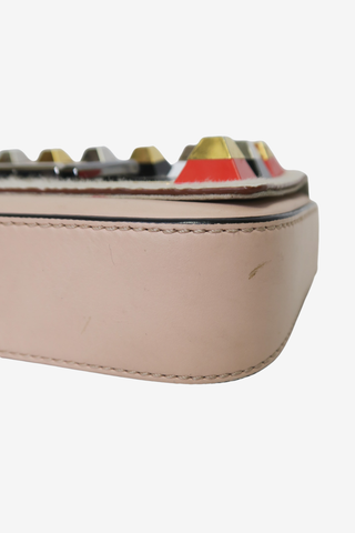 Fendi Pink Leather/Fur Crossbody Bag - Designer Handbags at The Find Luxury Resale - Vancouver, Canada