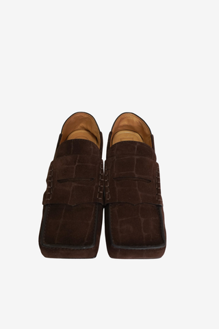 Jacquemus Suede Square Toe Loafer sz 38