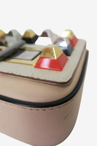 Fendi Pink Leather/Fur Crossbody Bag - Designer Handbags at The Find Luxury Resale - Vancouver, Canada