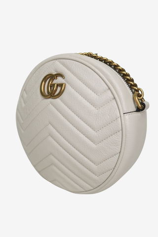 Gucci Marmont Round Mini Shoulder Bag - Designer Handbags at The Find Luxury Resale - Vancouver, Canada