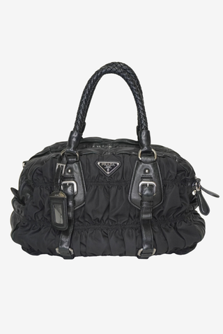 Prada Tessuto Gaufre & Nappa Dome Bag
