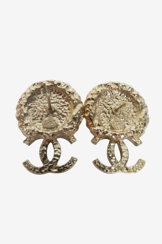 Chanel CC Pearl Earrings