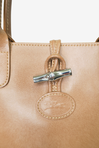 Longchamp Small Leather Tote - Designer Handbags at The Find Luxury Resale - Vancouver, Canada