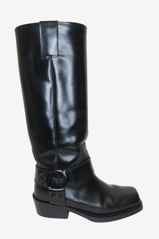 Valentino Moto Boots Sz 36 - Designer shoes at The Find Luxury Resale - Vancouver, Canada