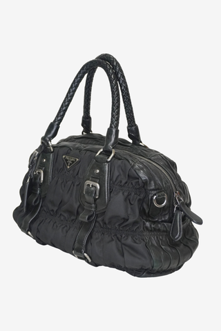 Prada Tessuto Gaufre & Nappa Dome Bag