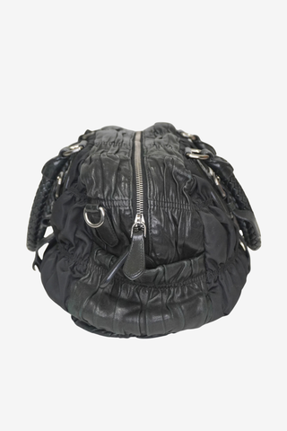 Prada Tessuto Gaufre & Nappa Dome Bag