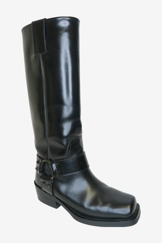 Valentino Moto Boots Sz 36 - Designer shoes at The Find Luxury Resale - Vancouver, Canada