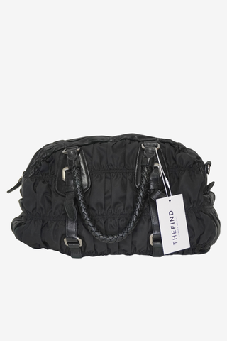 Prada Tessuto Gaufre & Nappa Dome Bag