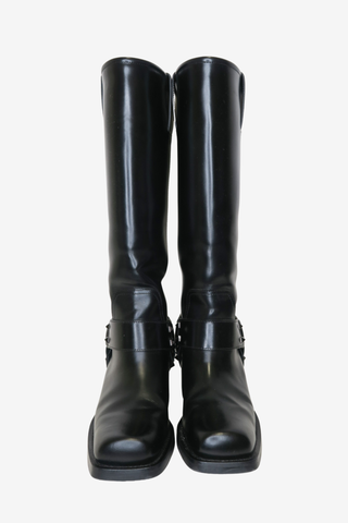 Valentino Moto Boots Sz 36 - Designer shoes at The Find Luxury Resale - Vancouver, Canada