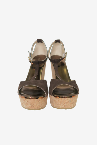Jimmy Choo Platform Wedges sz 36 - Designer shoes at The Find Luxury Resale - Vancouver, Canada