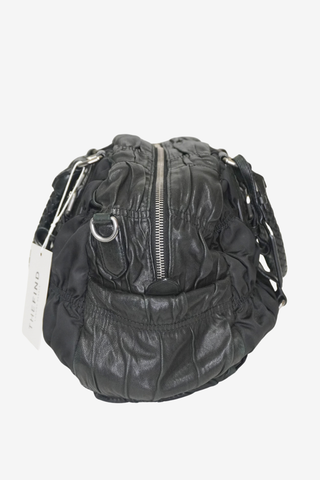 Prada Tessuto Gaufre & Nappa Dome Bag