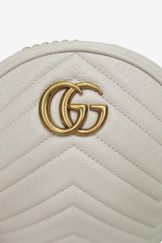 Gucci Marmont Round Mini Shoulder Bag - Designer Handbags at The Find Luxury Resale - Vancouver, Canada