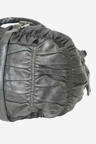 Prada Tessuto Gaufre & Nappa Dome Bag