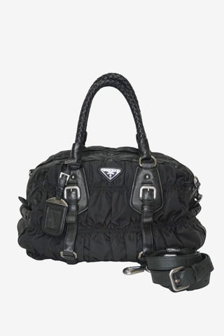 Prada Tessuto Gaufre & Nappa Dome Bag