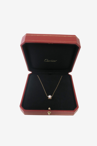 Cartier Pearl C de Cartier Necklace - Designer Jewelry at The Find Luxury Resale - Vancouver, Canada