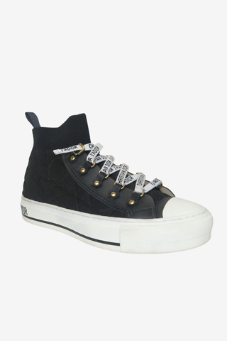 Christian Dior 'Walk'n Dior' High-Top Sneakers 37 - Designer sneakers at The Find Luxury Resale - Vancouver, Canada