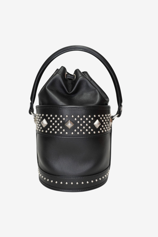 Saint Laurent Bahia Studded Bucket Bag
