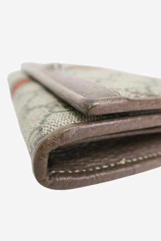 Gucci GG Supreme Ophidia Wallet w. Chain - Designer Handbags at The Find Luxury Resale - Vancouver, Canada