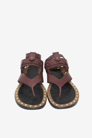 Isabel Marant Brown Leather Sandals sz 39 - Designer heels at The Find Luxury Resale - Vancouver, Canada