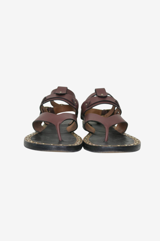 Isabel Marant Brown Leather Sandals sz 39 - Designer heels at The Find Luxury Resale - Vancouver, Canada