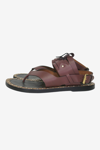 Isabel Marant Brown Leather Sandals sz 39 - Designer heels at The Find Luxury Resale - Vancouver, Canada