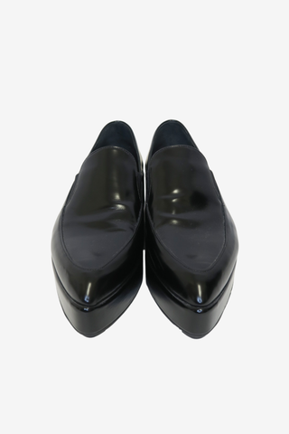 Prada Platform Pointed-Toe Loafers Sz 37 - Designer shoes at The Find Luxury Resale - Vancouver, Canada