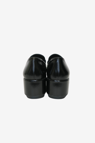 Prada Platform Pointed-Toe Loafers Sz 37 - Designer shoes at The Find Luxury Resale - Vancouver, Canada