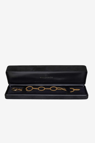 Tiffany & Co. Yellow Gold Oval Twist Link Bracelet