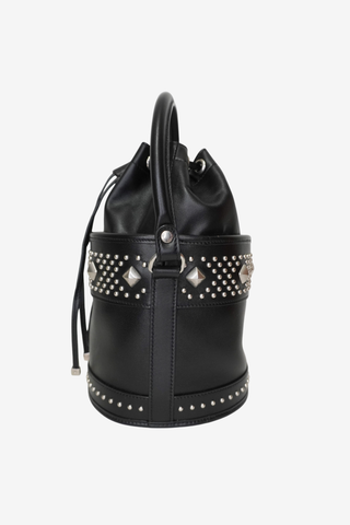 Saint Laurent Bahia Studded Bucket Bag