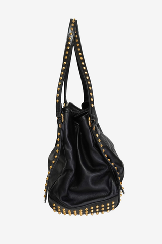 Burberry Studded Canterbury Tote - Designer Handbags at The Find Luxury Resale - Vancouver, Canada
