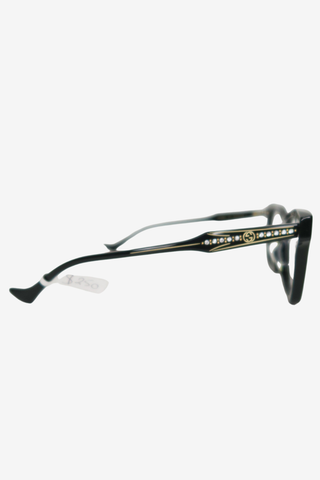 Gucci Black Frame Glasses - Designer Sunglasses at The Find Luxury Resale - Vancouver, Canada