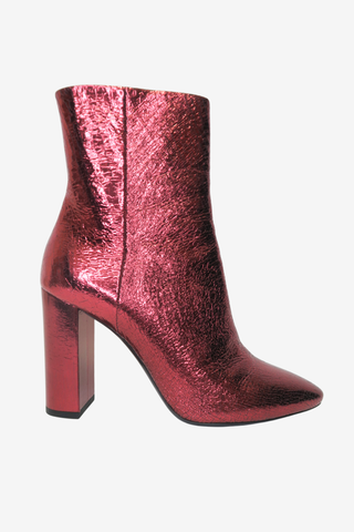 Saint Laurent Lou 95 Zip Bootie Sz 38 - Designer shoes at The Find Luxury Resale - Vancouver, Canada