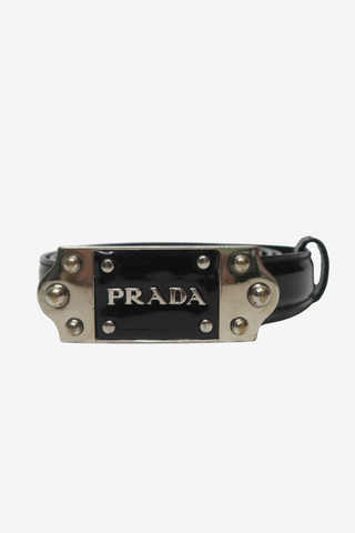 Prada Vintage Patent Belt sz 90 - Designer belt at The Find Luxury Resale - Vancouver, Canada