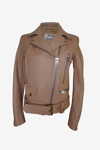 Acne Studio Pink Leather Jacket sz 34