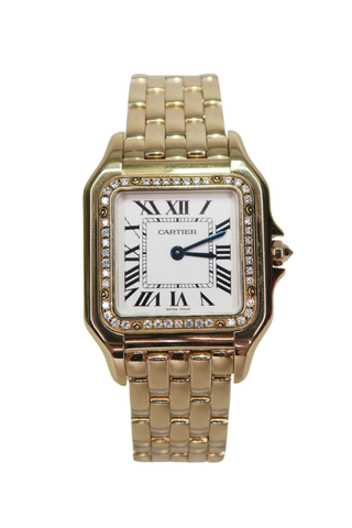 Cartier Panthère de Cartier Watch Gold Diamond 27mm - Designer watch at The Find Luxury Resale - Vancouver, Canada