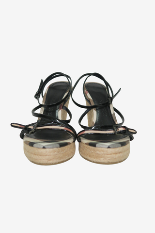 Burberry Wedge Sandals sz 38 - Designer heels at The Find Luxury Resale - Vancouver, Canada