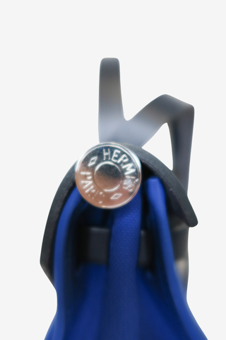 Hermès Blue Toile Herbag Zip 31 - Designer handbag at The Find Luxury Resale - Vancouver, Canada