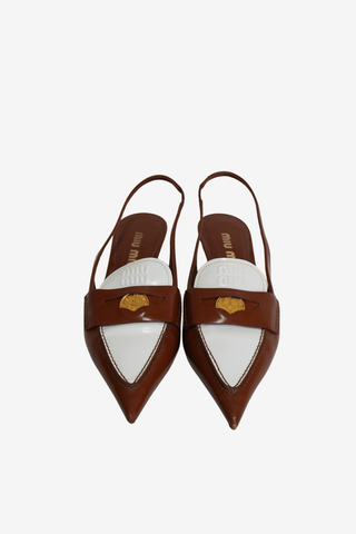 Miu Miu Slingback Pumps sz 38 - Designer pumps at The Find Luxury Resale - Vancouver, Canada