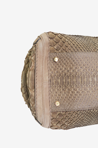 Gucci Double G Python Tote - Designer Handbags at The Find Luxury Resale - Vancouver, Canada