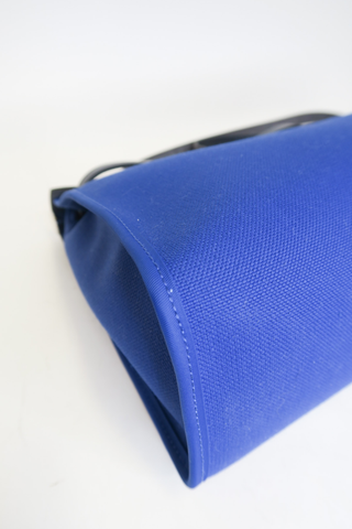 Hermès Blue Toile Herbag Zip 31 - Designer handbag at The Find Luxury Resale - Vancouver, Canada