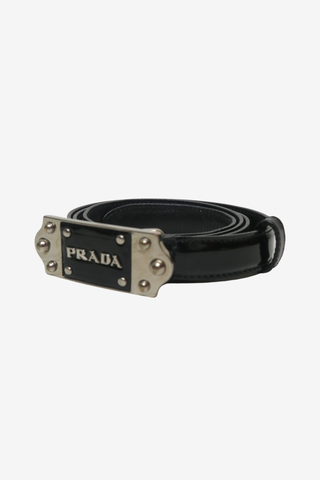 Prada Vintage Patent Belt sz 90 - Designer belt at The Find Luxury Resale - Vancouver, Canada