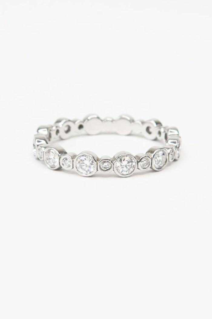 Tiffany & Co. Platinum Diamond Jazz Eternity Band