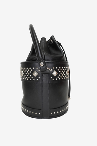 Saint Laurent Bahia Studded Bucket Bag