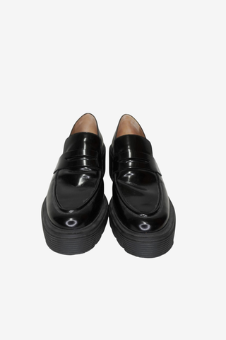 Stuart Weitzman Black Loafers sz 9.5 - Designer Loafer at The Find Luxury Resale - Vancouver, Canada